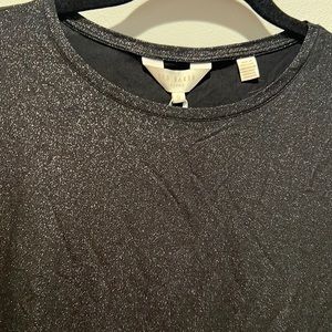 NWT Ted Baker London charcoal/black shimmer tee. Size 5(US size large/XL)